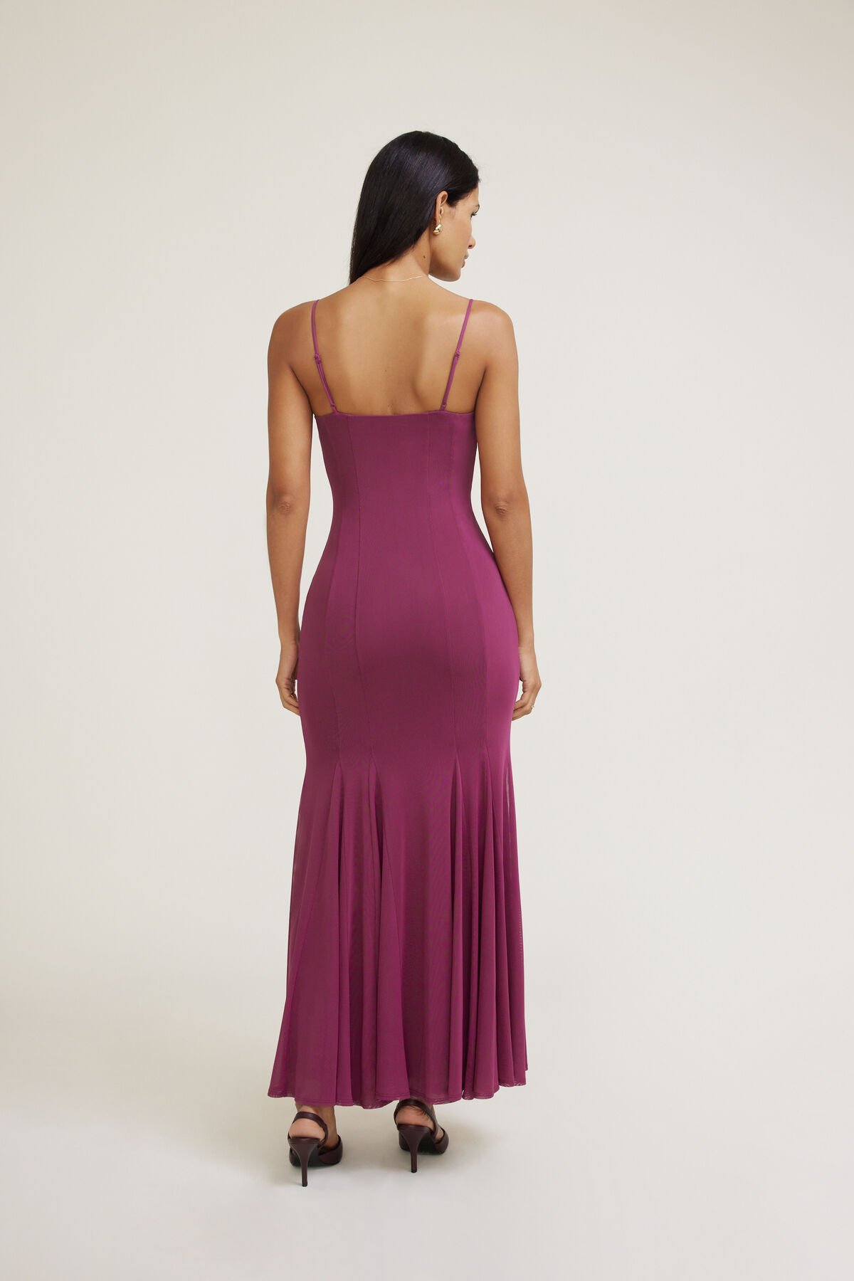 Dahlia Scoop Neck Mermaid Maxi Dress