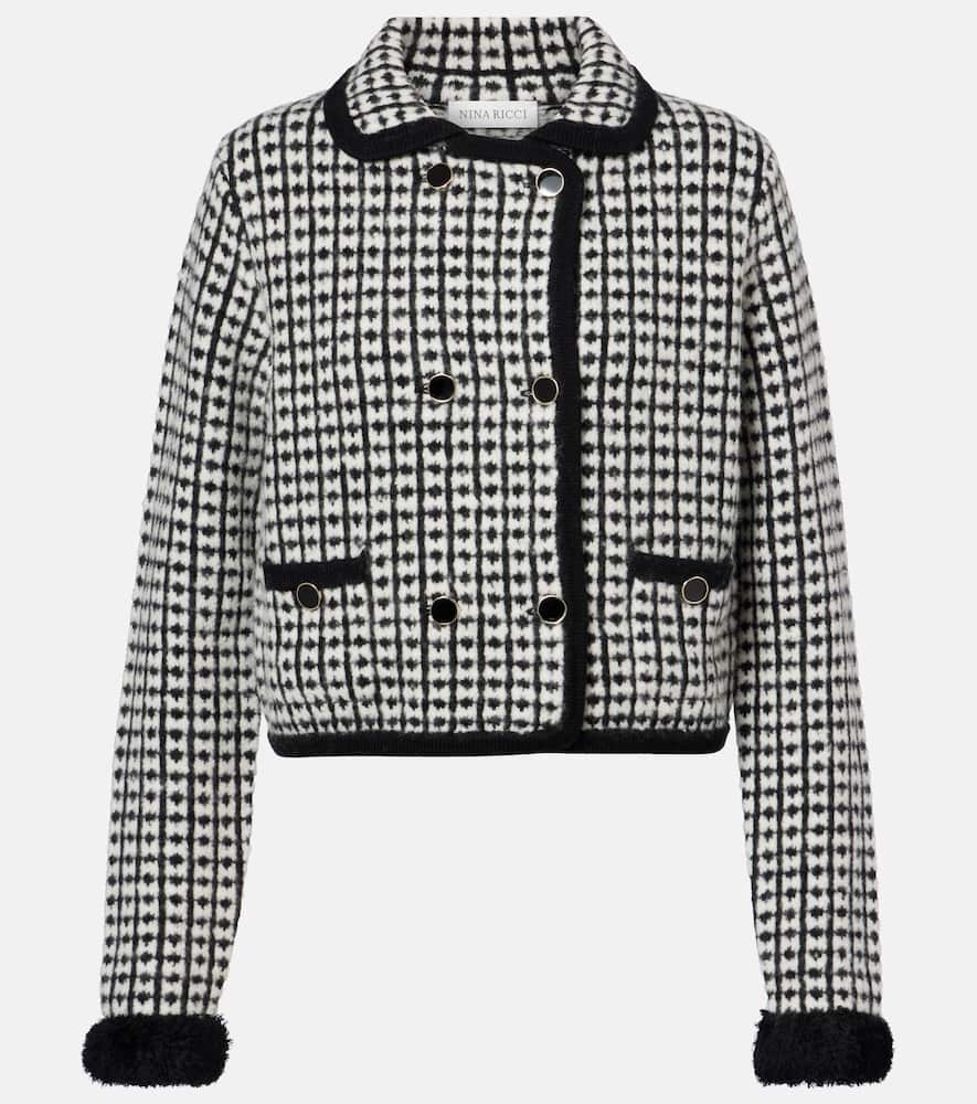 Wool-blend cardigan