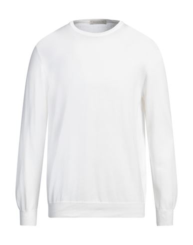 Rossopuro Man Sweater White Size 4 Cotton