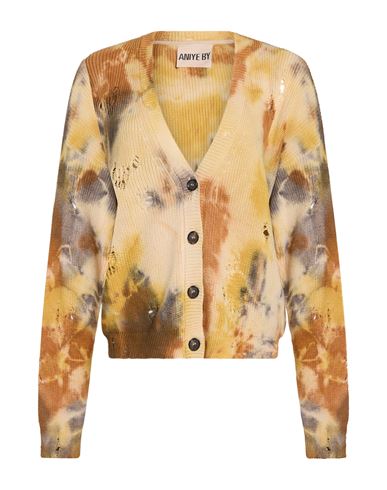 Woman Cardigan Mustard Size L Cotton