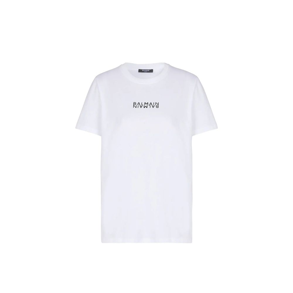 Logo-Print Cotton T-Shirt — White