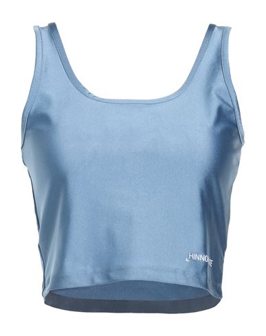 Woman Top Light blue Size L Polyamide, Elastane