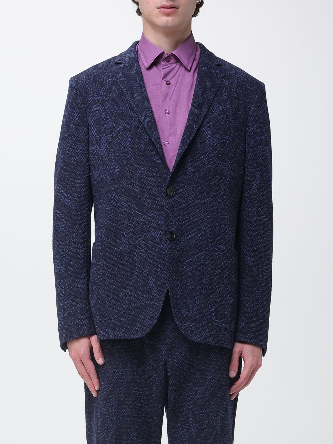 Jacket Men color Blue