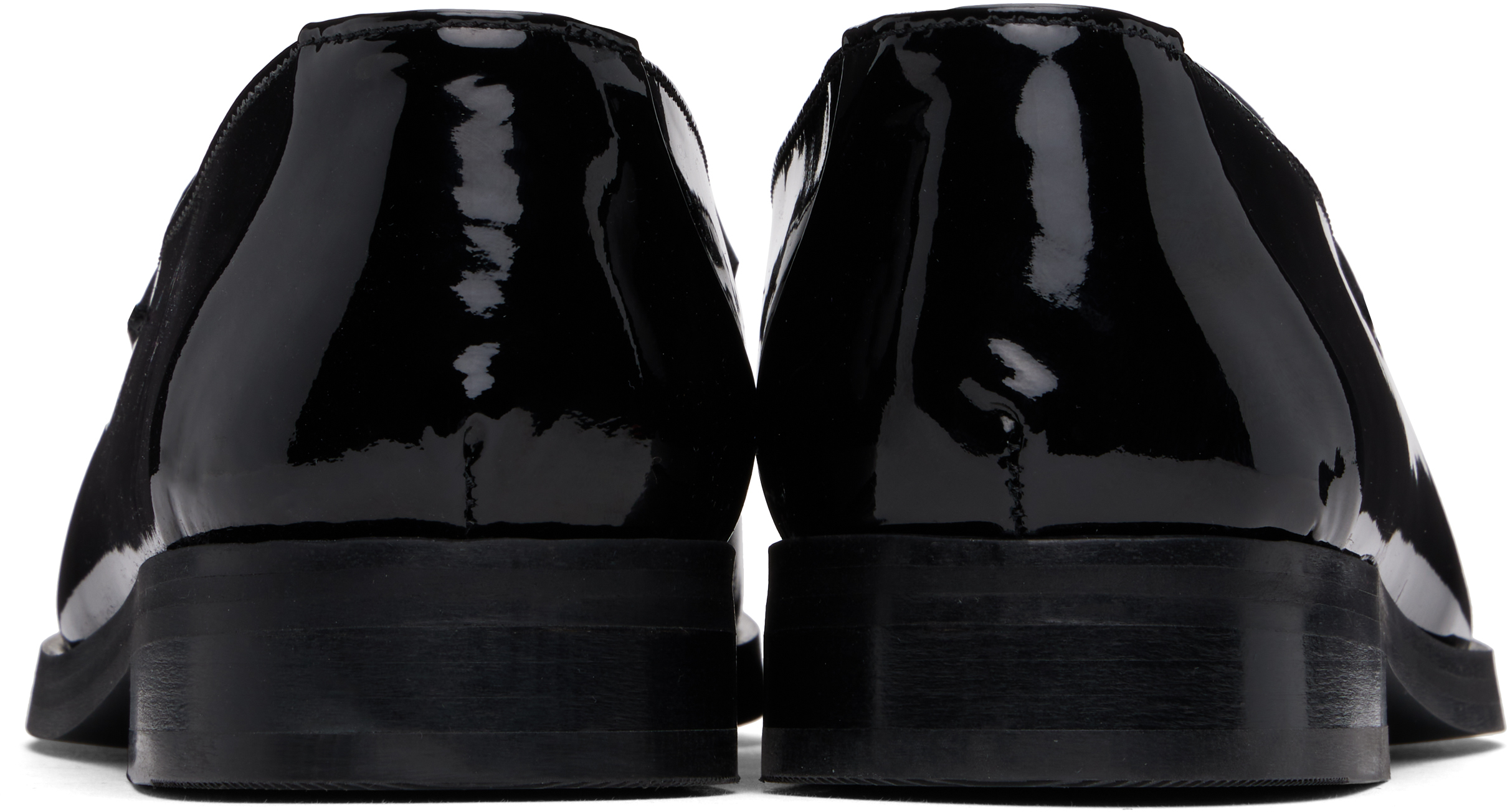 ERNEST W. BAKER ブラック レザー ローファー