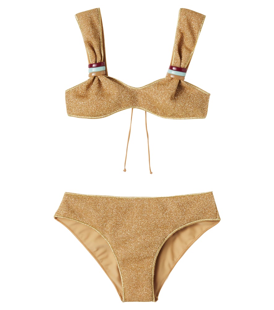 Oséree Kids Lumière embellished bikini