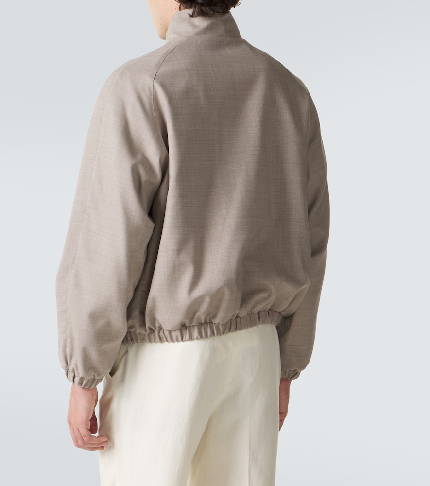 Stòffa Wool bomber jacket