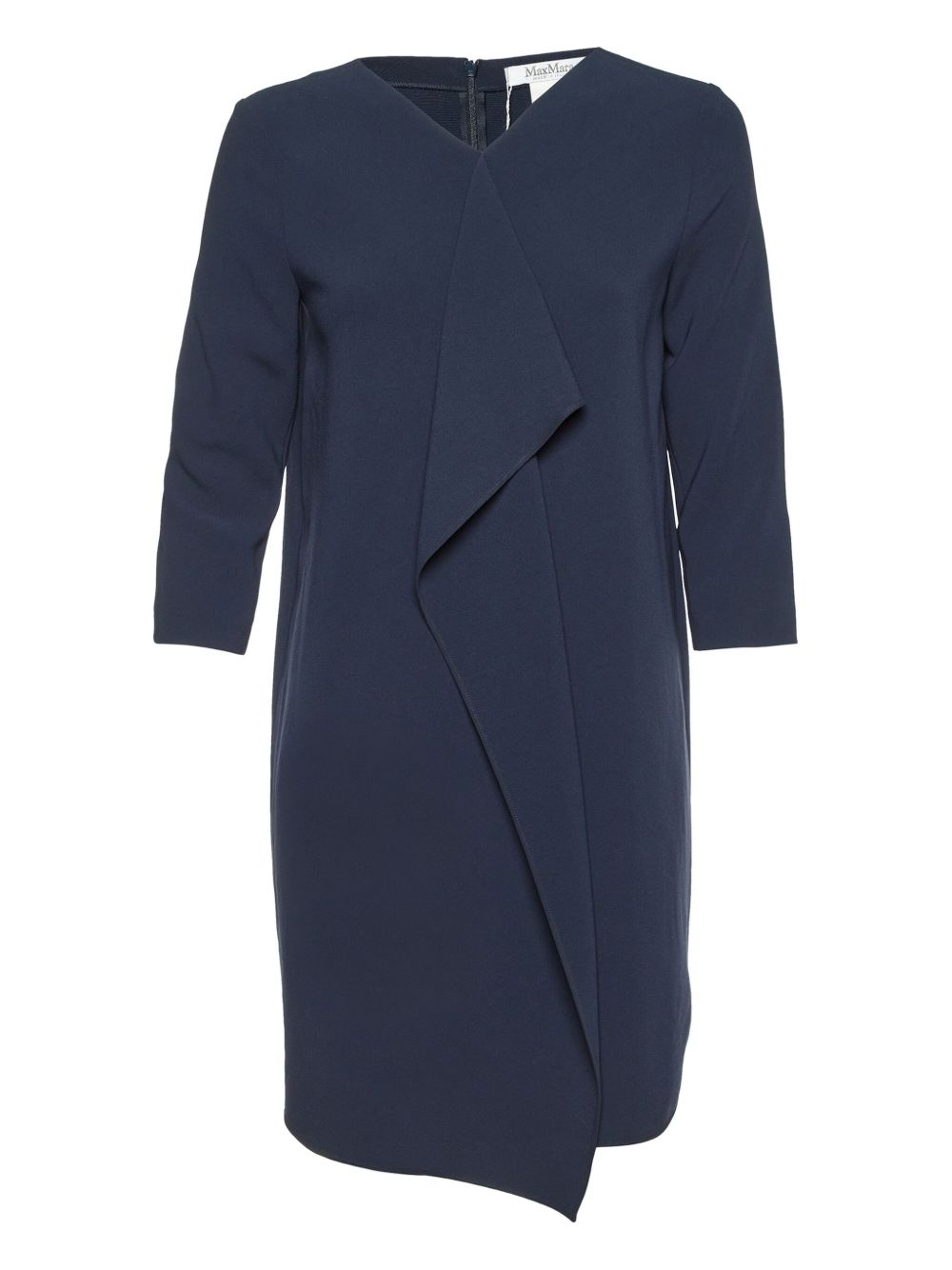 Pre-owned draped-detail dress - Blue