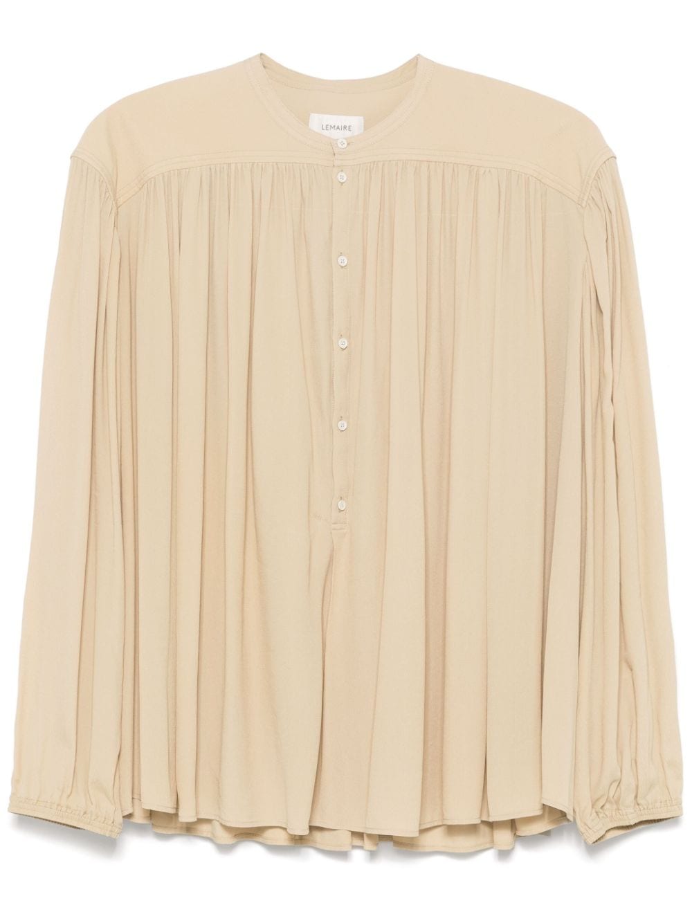 Gathered blouse - Blue