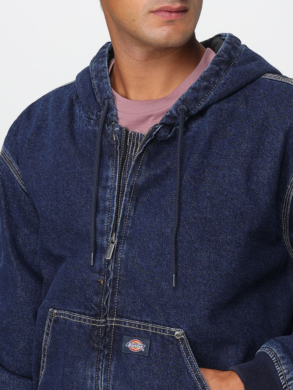 Jacket Men color Denim