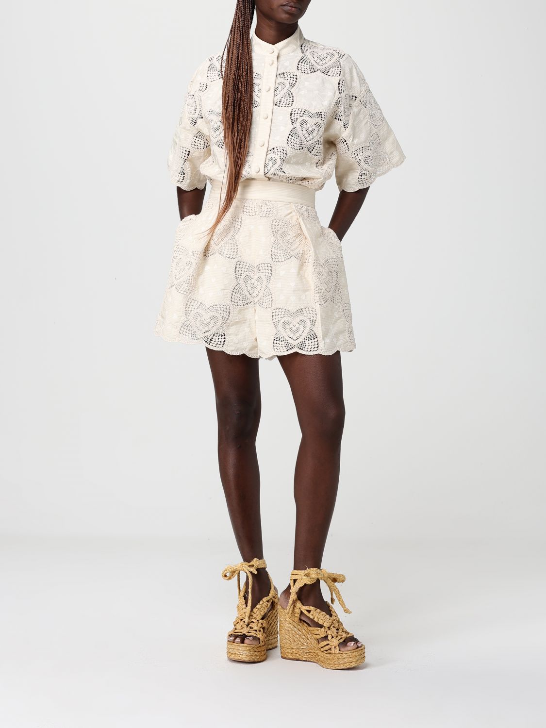 Shirt Woman color Cream