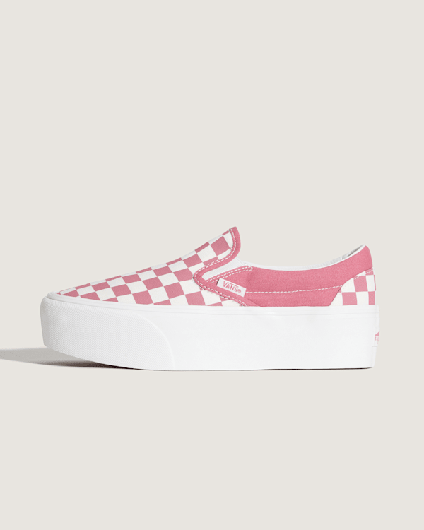 Vans - Classic Slip-On Stackform Shoes, Man, Pink