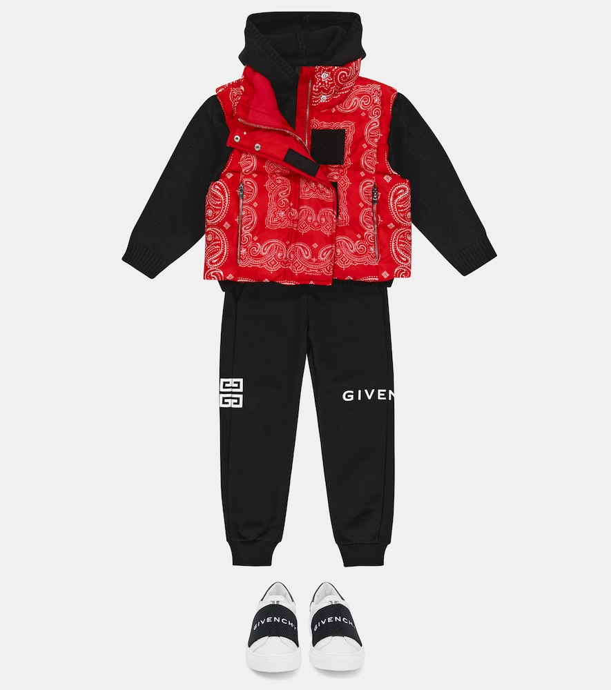 Givenchy Kids Logo wool and cashmere hoodie