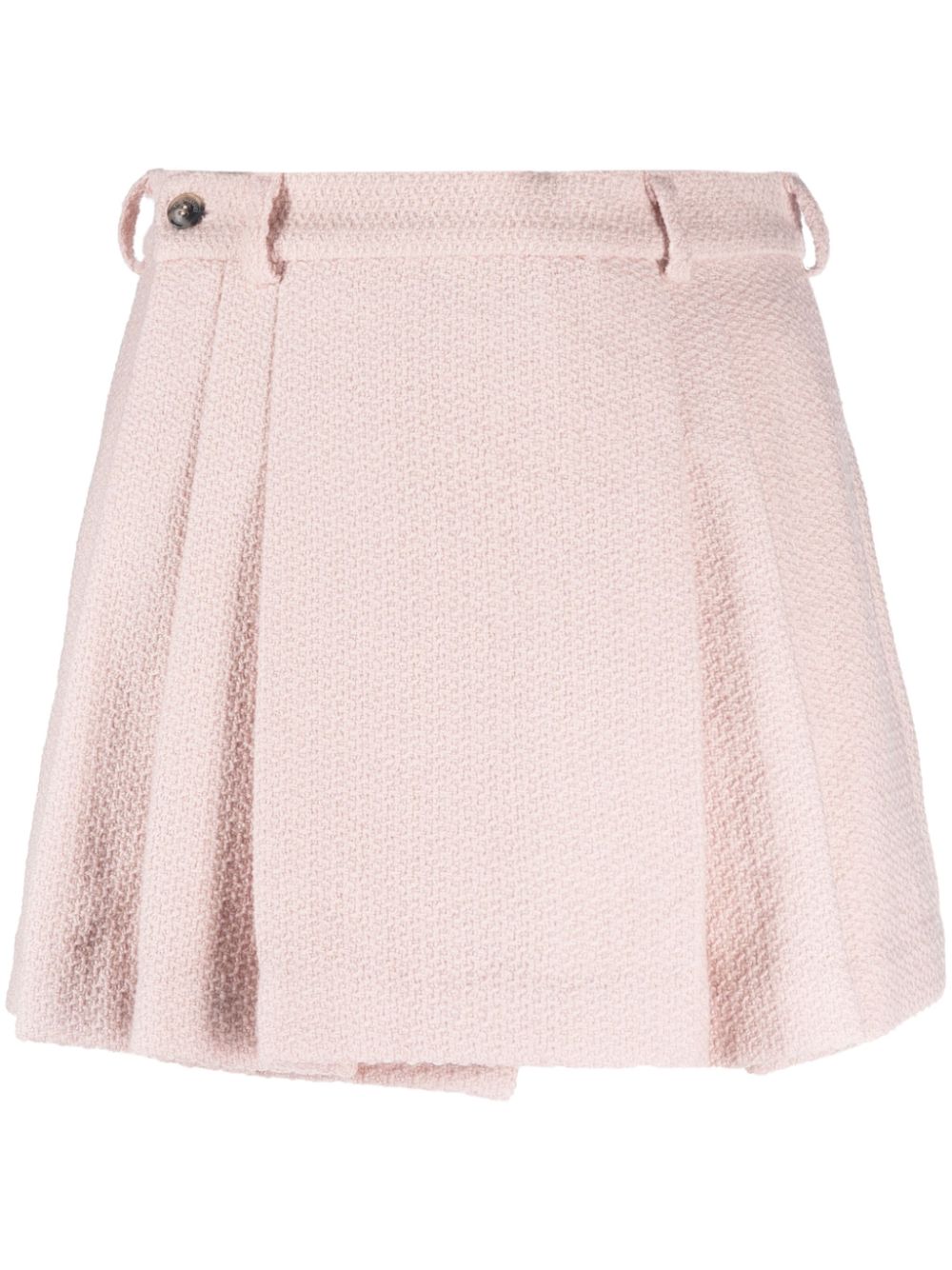 Bran high-waisted pleated skirt - Pink