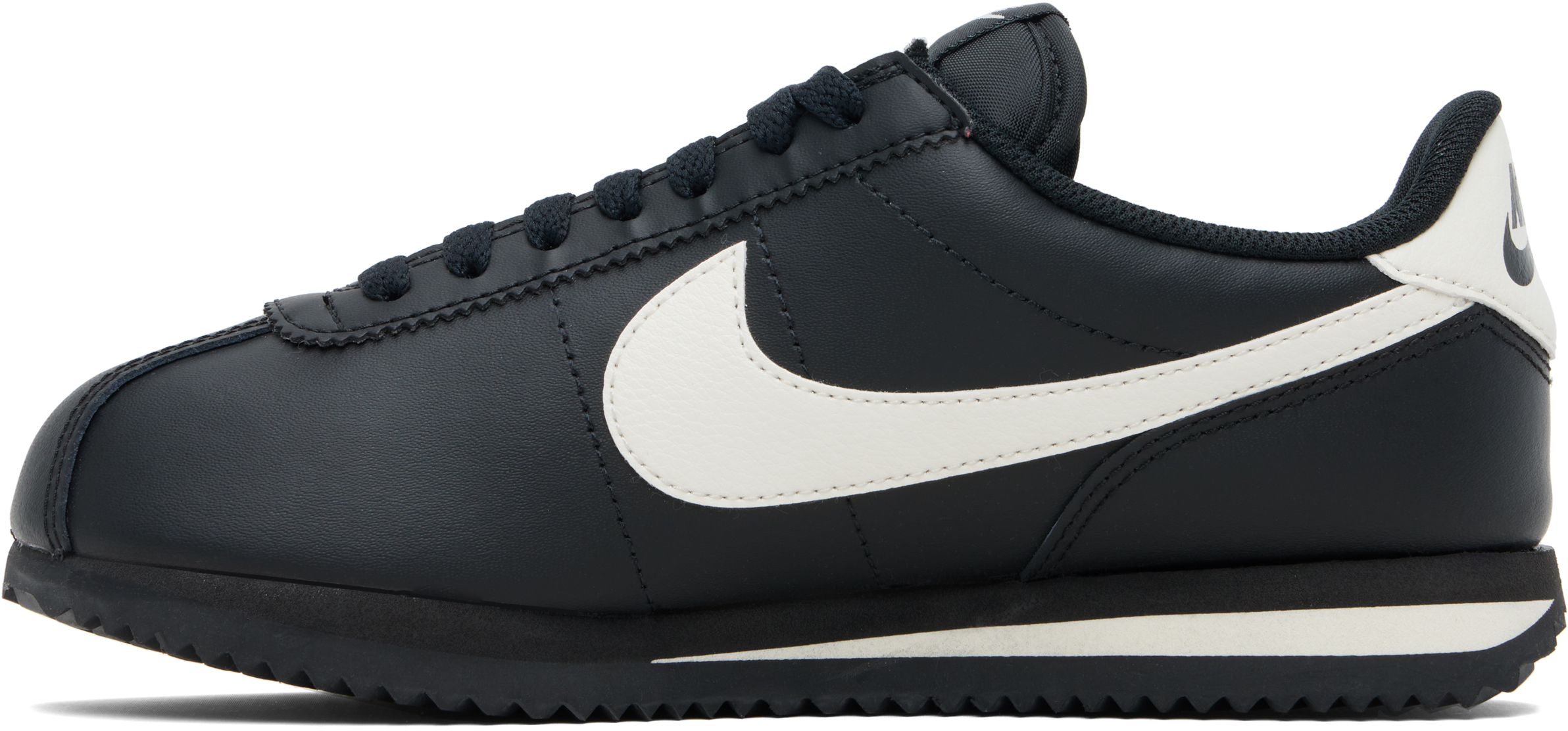 Black Cortez Leather Sneakers