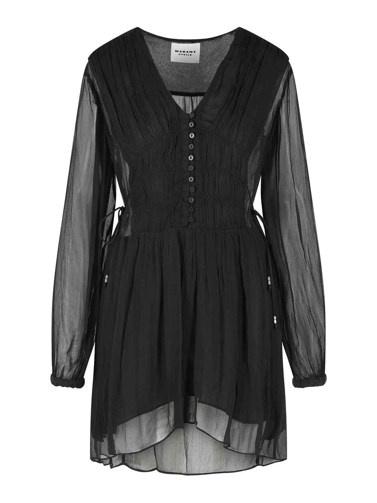 Loriena Black Viscose Dress