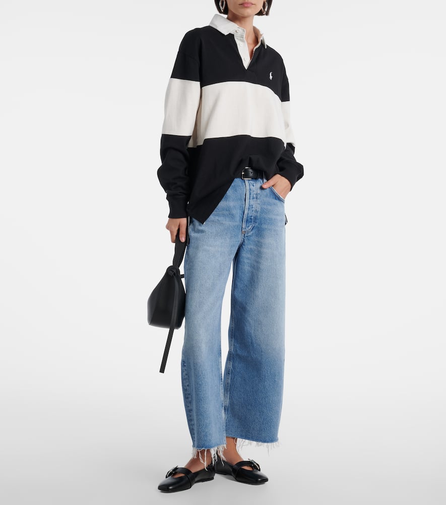 Ayla cropped wide-leg jeans