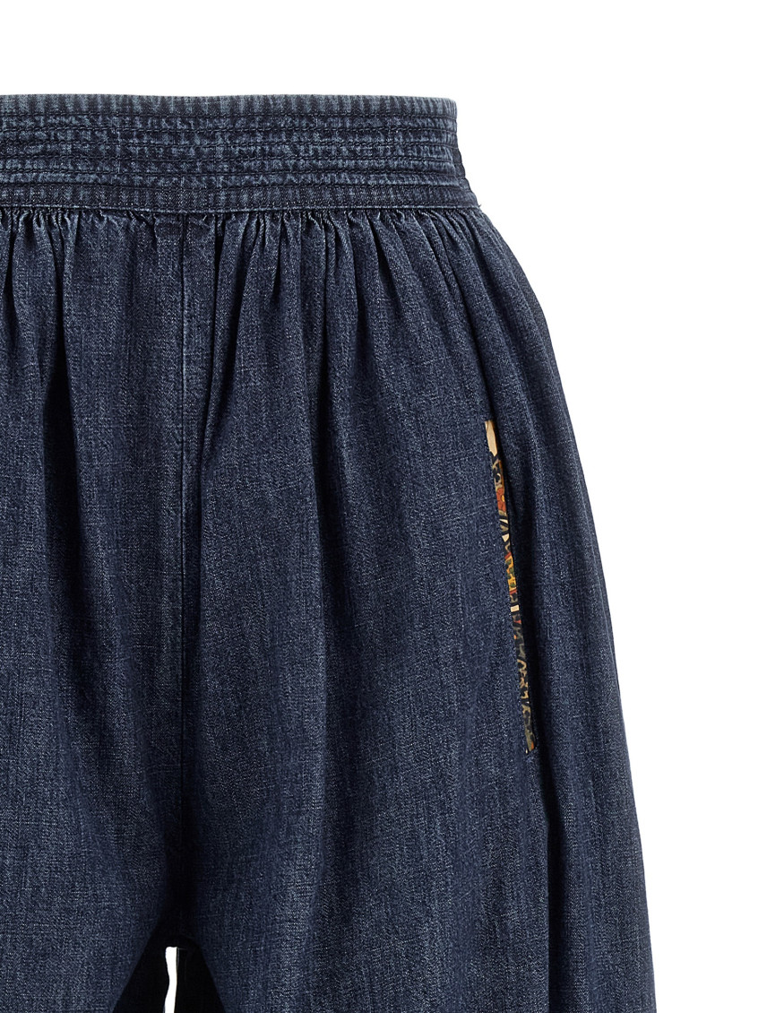 Valentino Garavani - Valentino Garavani Denim Chambray Pants Blue