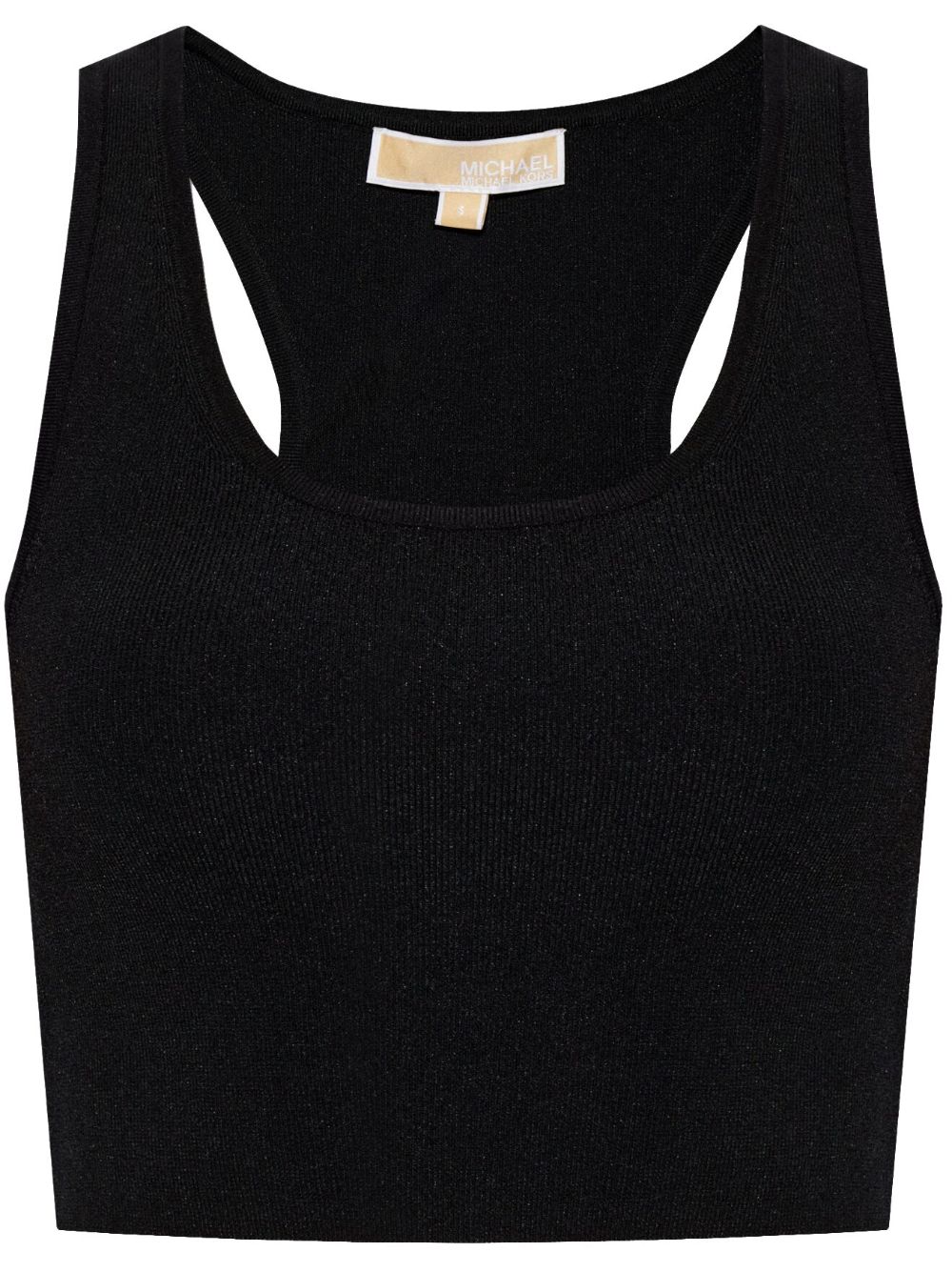 Cropped tank top - Black