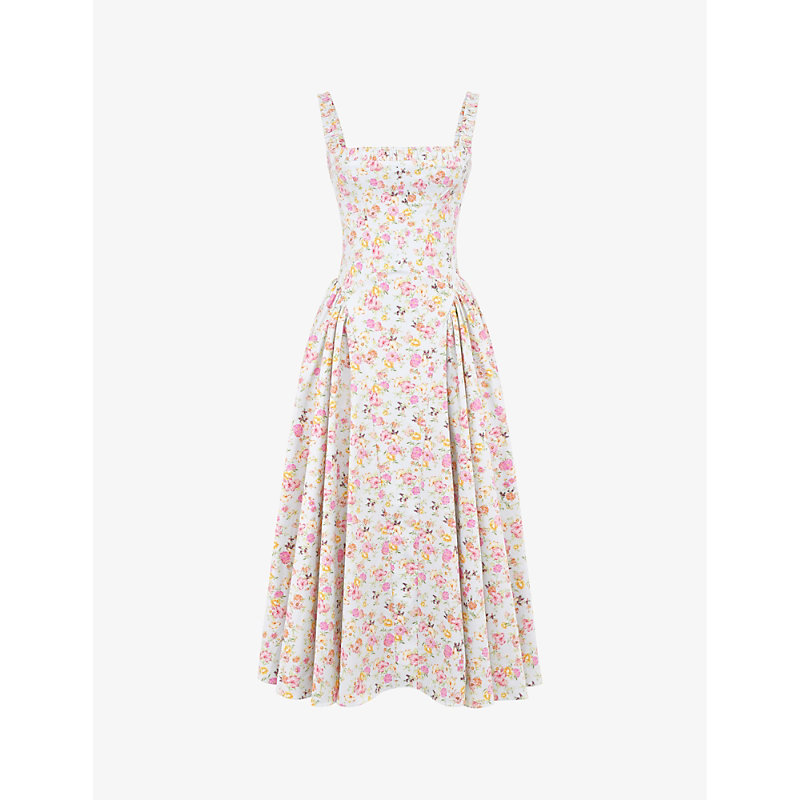 Dorothy Floral-print Woven Midi Dress