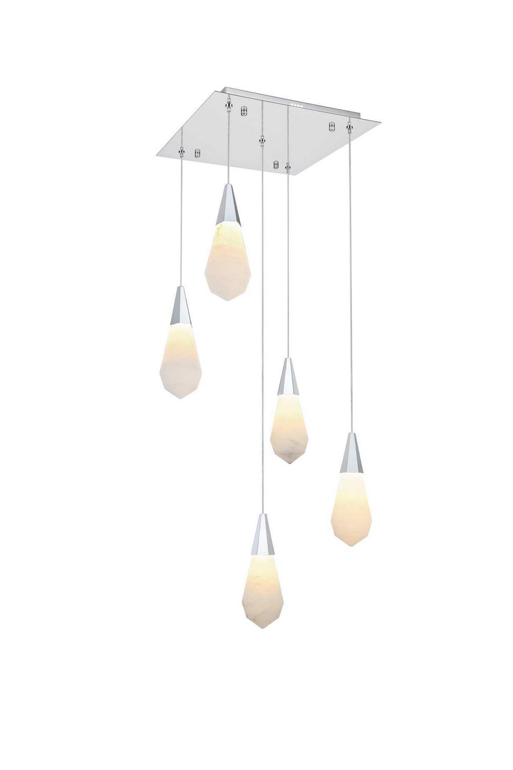 Chrome LED Pendant from the Amora Collection