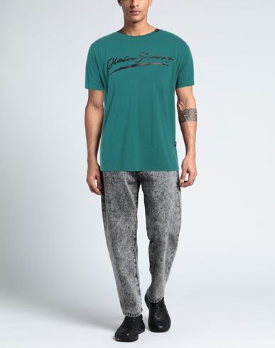 Man T-shirt Deep jade