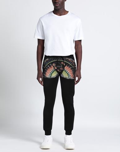 Man Pants Black Size L Cotton, Polyester