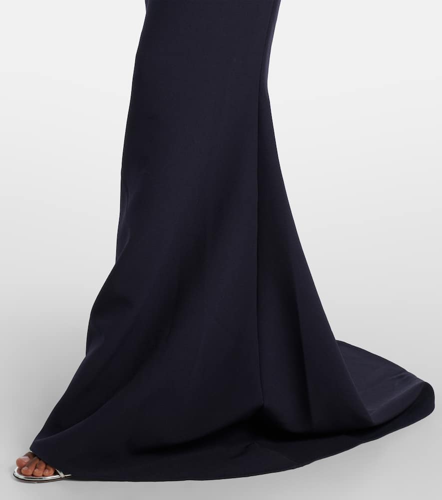 Melina embellished crêpe gown