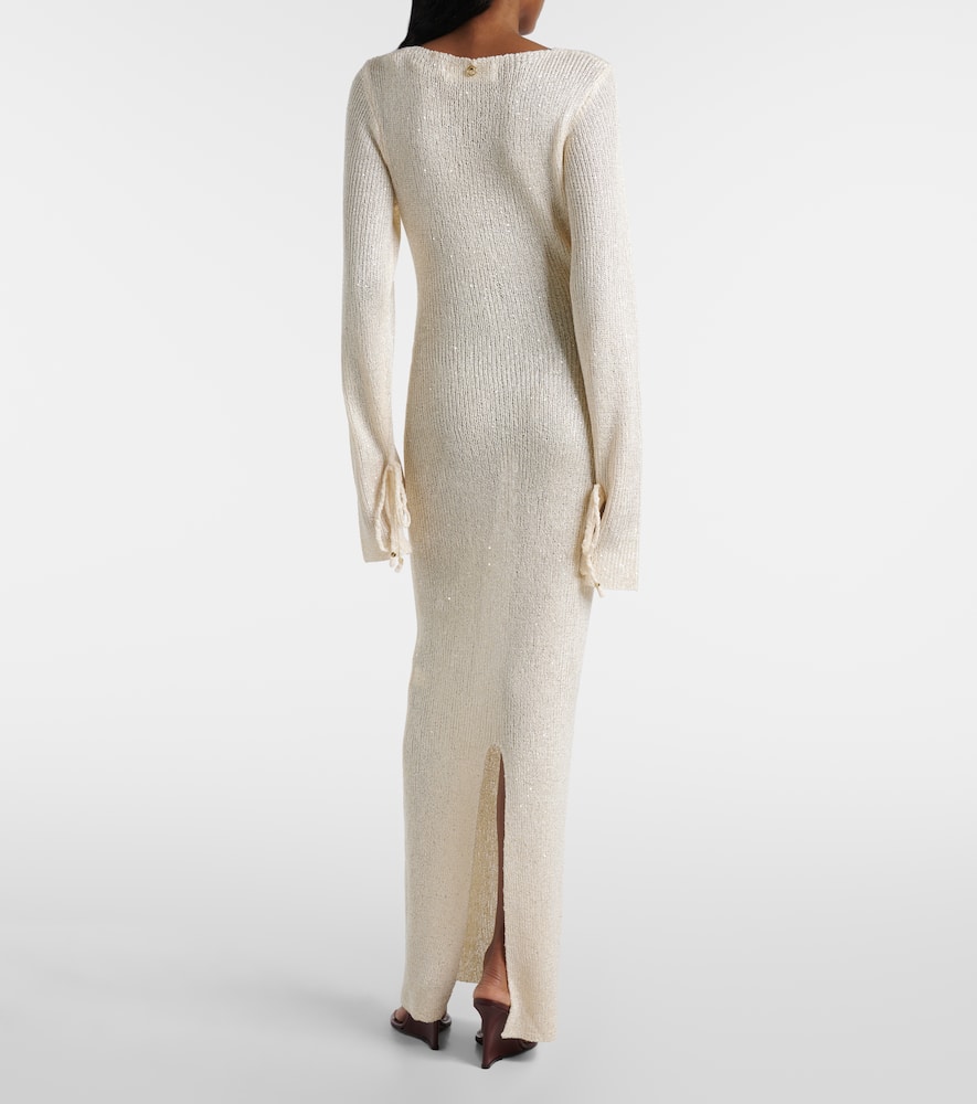 Kyle sequined knitted maxi dress