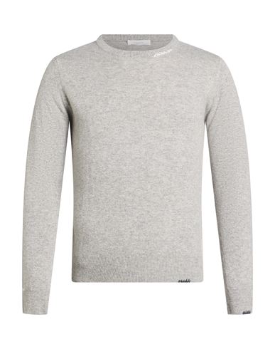 Man Sweater Light grey Size 44 Wool, Viscose, Polyamide, Cashmere