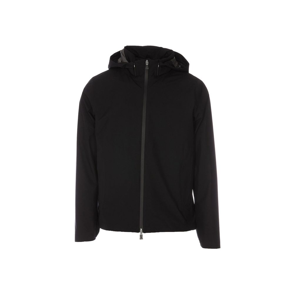 Polyester Shell Jacket — Black