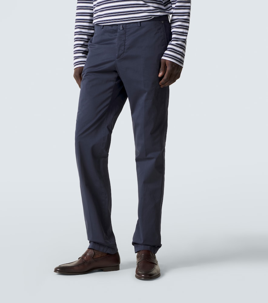 Cotton-blend chinos