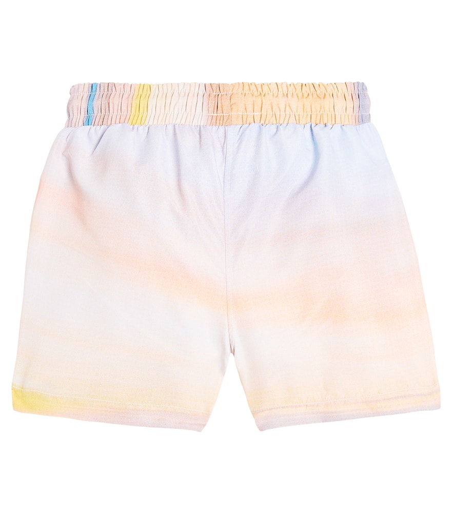 The New Society Sunset printed swim trunks