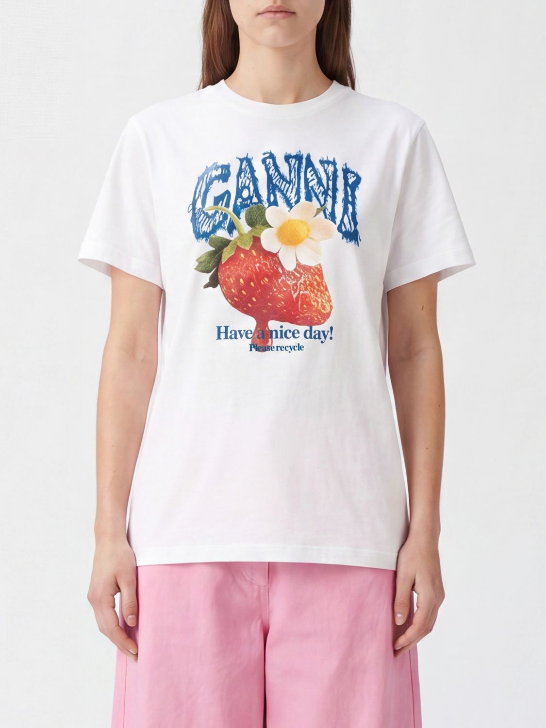 T-Shirt Woman color White