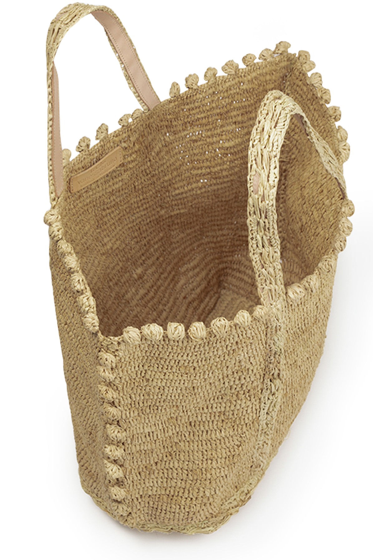 Raffia L Cabas Tote