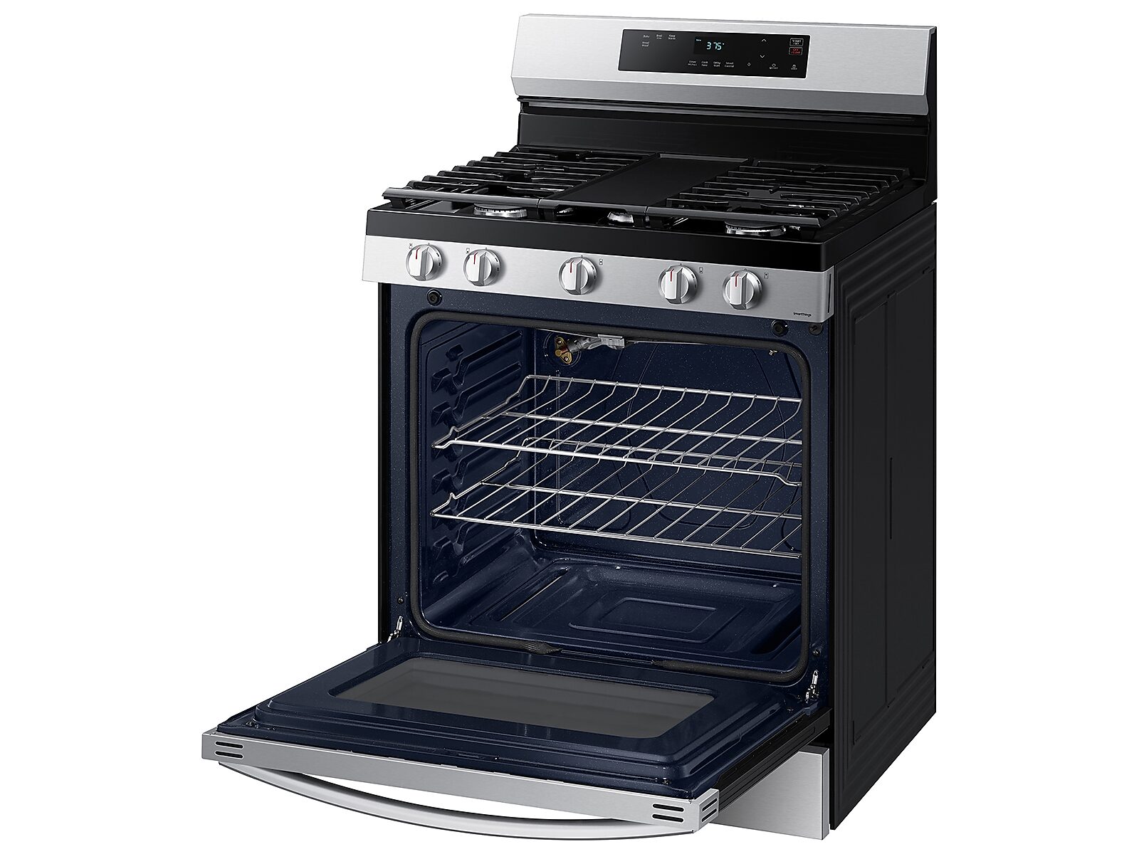 6.0 cu. ft. Smart Freestanding Gas Range with Integrated Griddle in Stainless Steel(NX60A6111SS/AA)