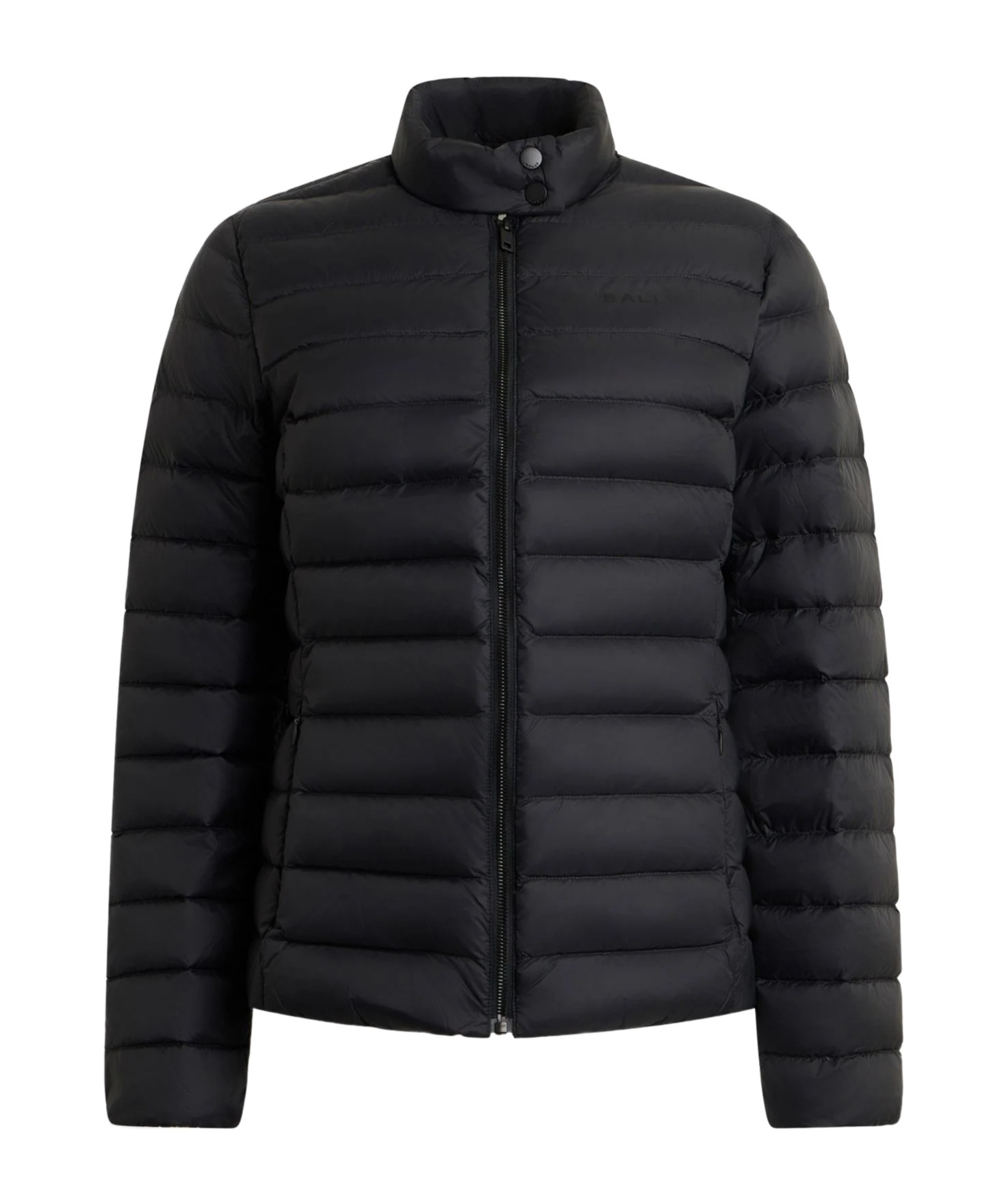 Puffer Jacket in Black Polyester