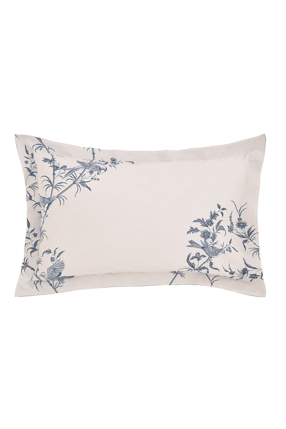 Sanderson 'Paradise Woods Toile' Cotton Duvet Cover Set in Blue | : Single