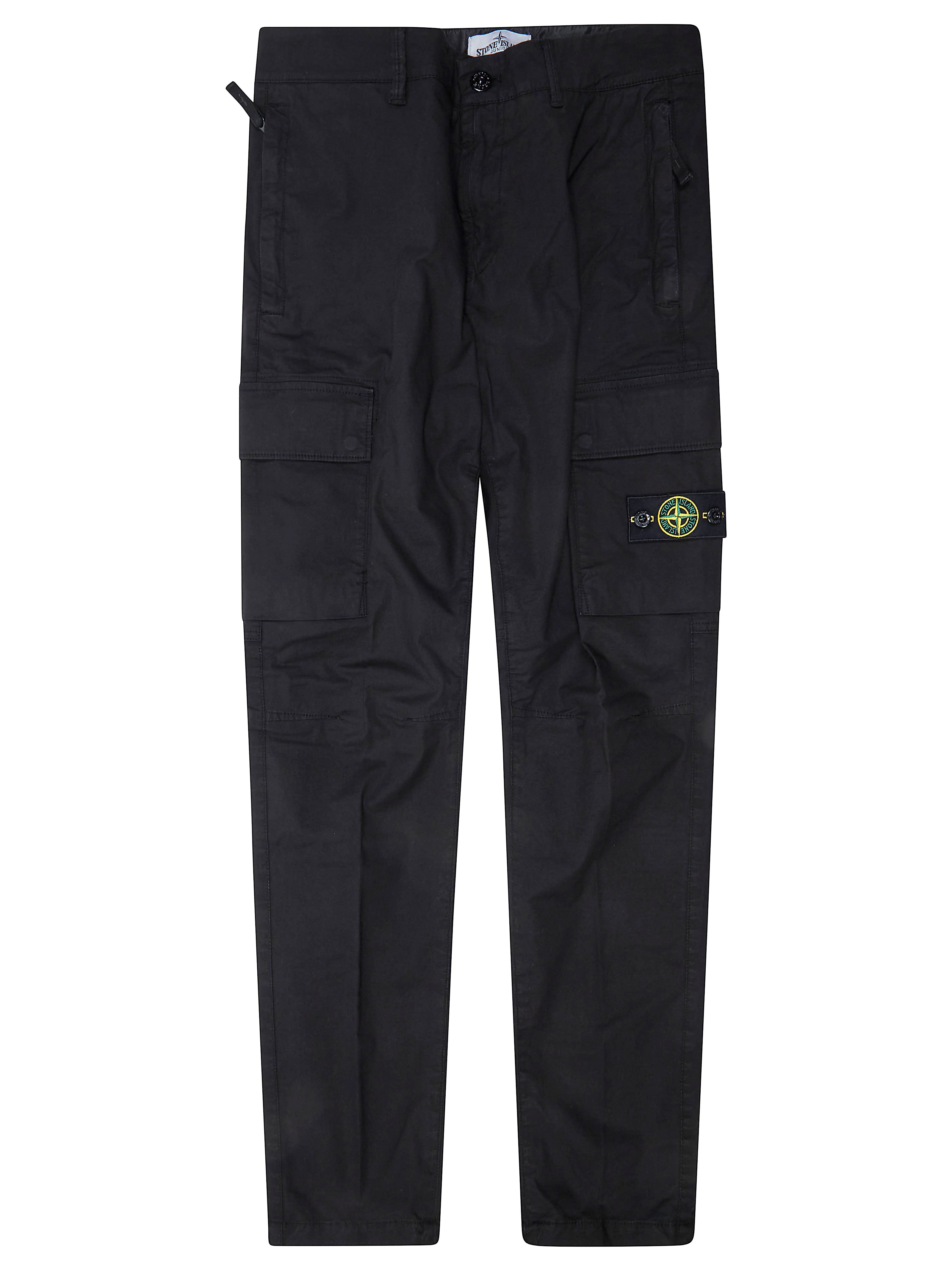 Regular-tapered-fit Cargo Trousers with Zip Pockets