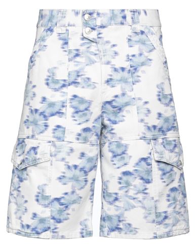 Man Denim shorts White