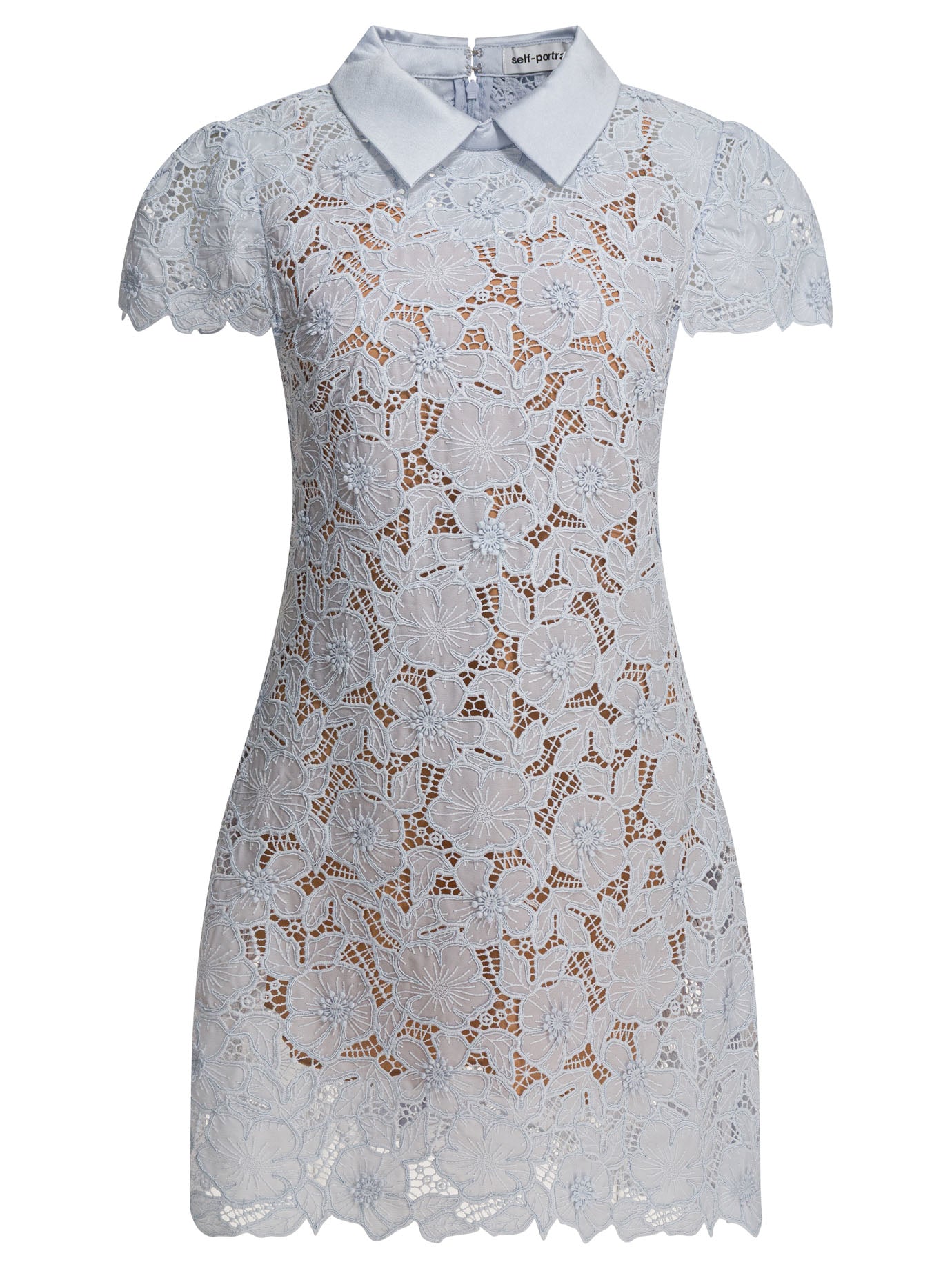 Guipure Lace Mini Dress