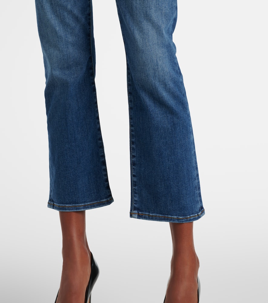 Le High Straight cropped straight jeans