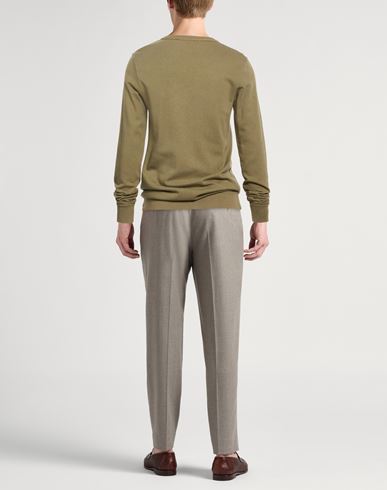 Man Sweatshirt Military green Size M Cotton, Cashmere