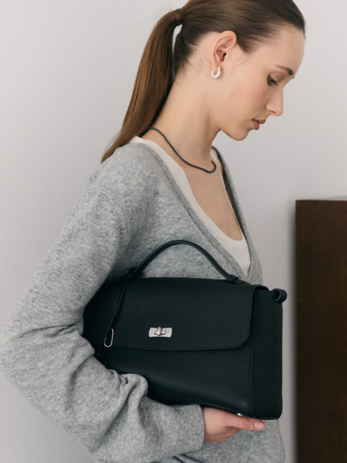 Sally Satchel Bag Black