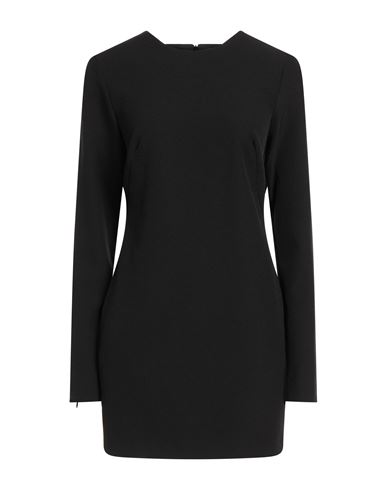 Woman Mini dress Black Size 6 Polyester, Elastane