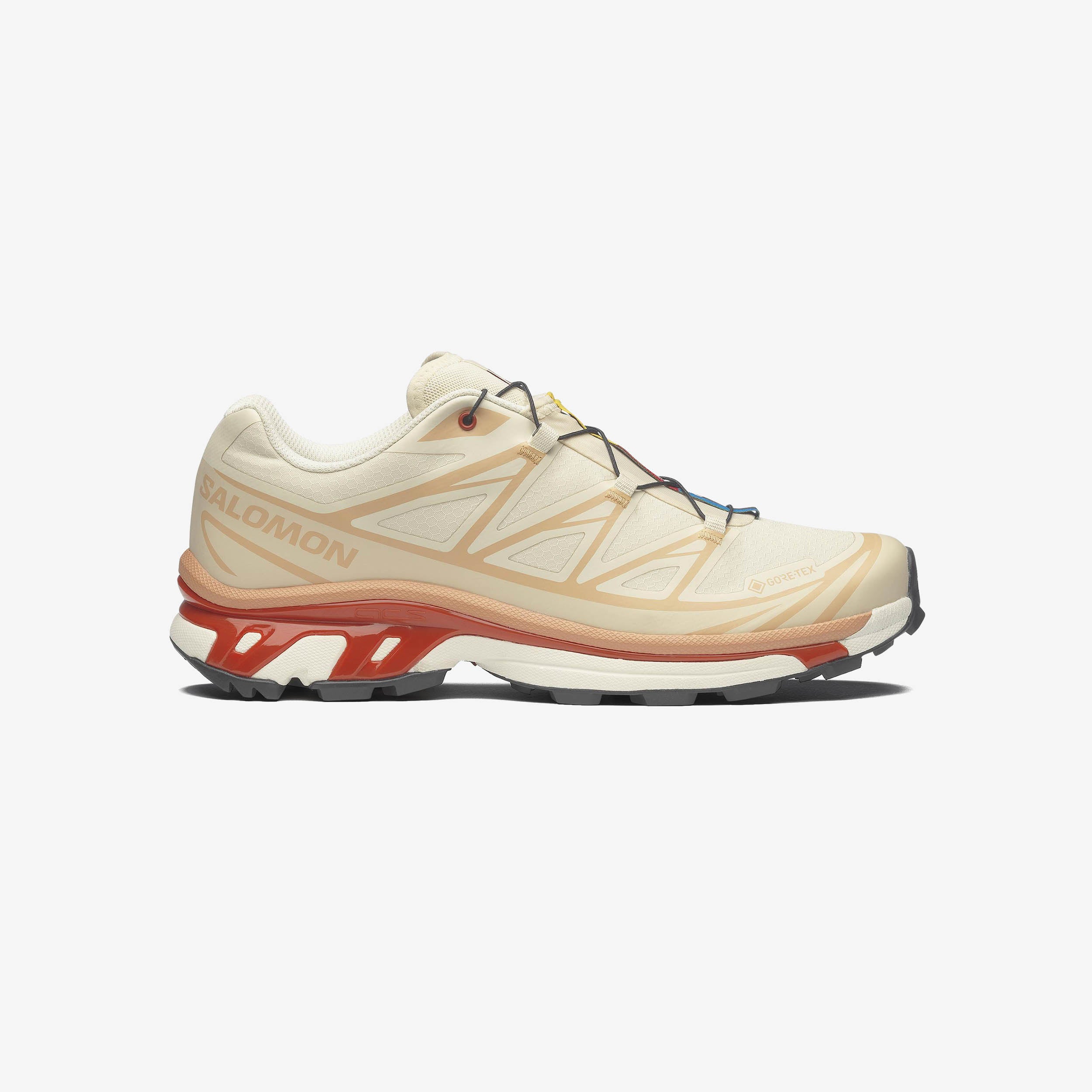 SALOMON XT-6 GTX - Almond Milk/Soft Clay/Burnt Ochre - unisex
