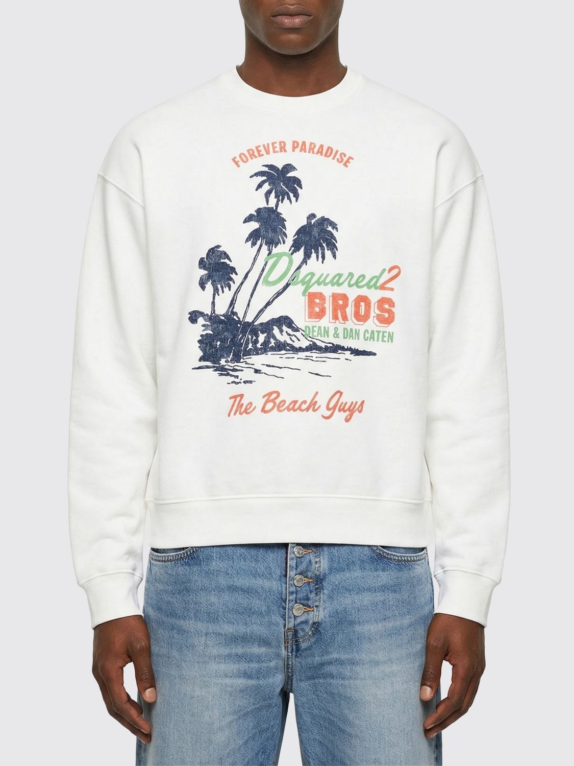 Sweatshirt Men color White