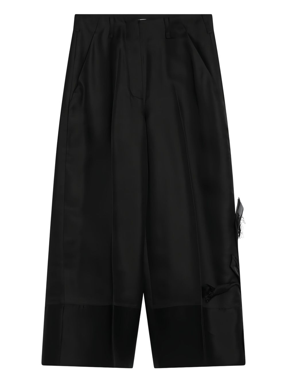 Wide-leg trousers - Black