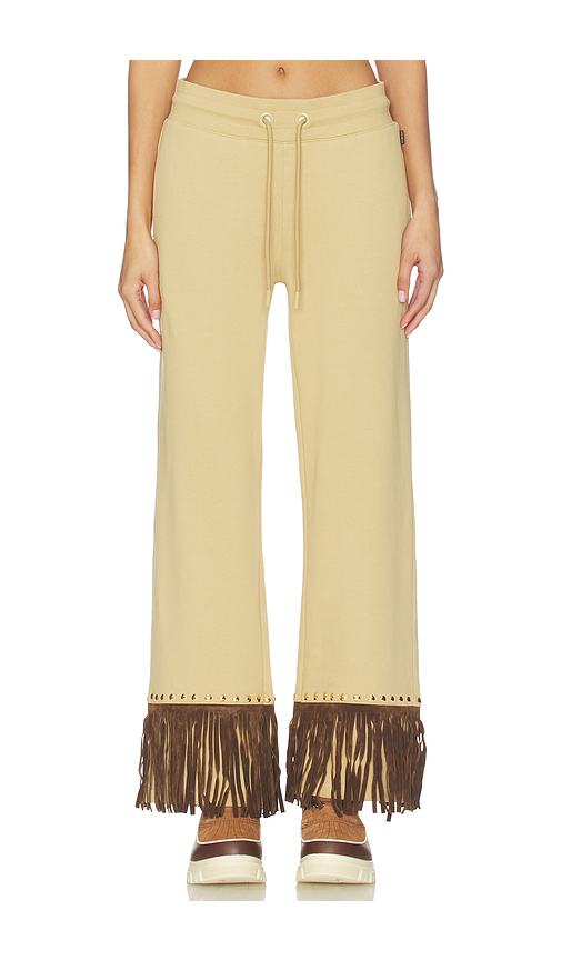 Goldbergh Reign Wide Leg Track Pant in Vino Rosso - Red. S also in