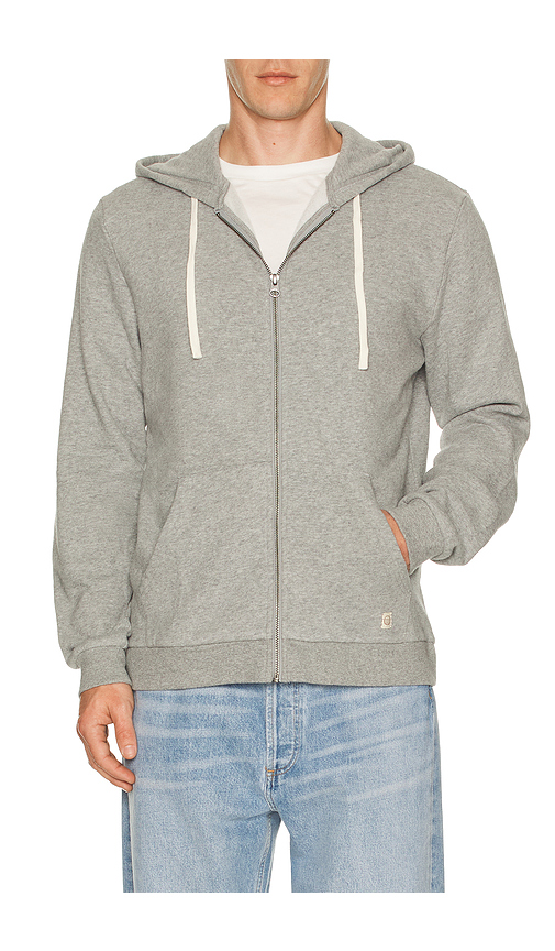 Marine Layer Cloud 9 Full Zip Hoodie in Grey. M. Also in L, S, XL/1X