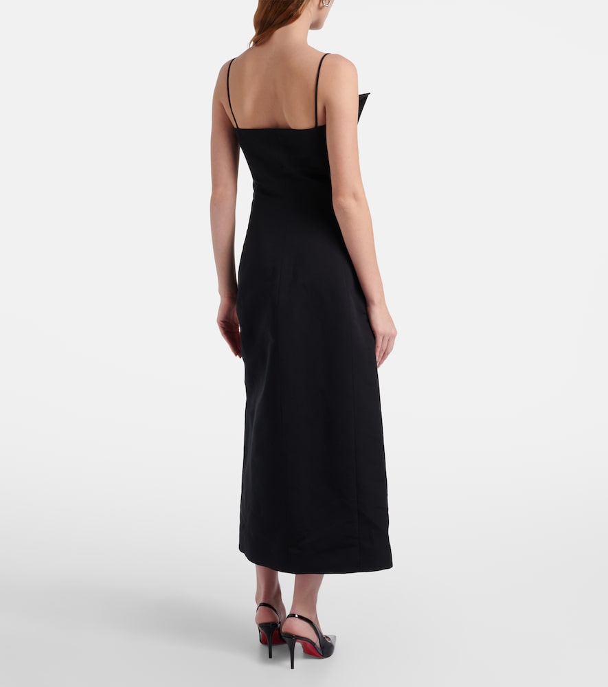 Skylar cotton and silk midi dress